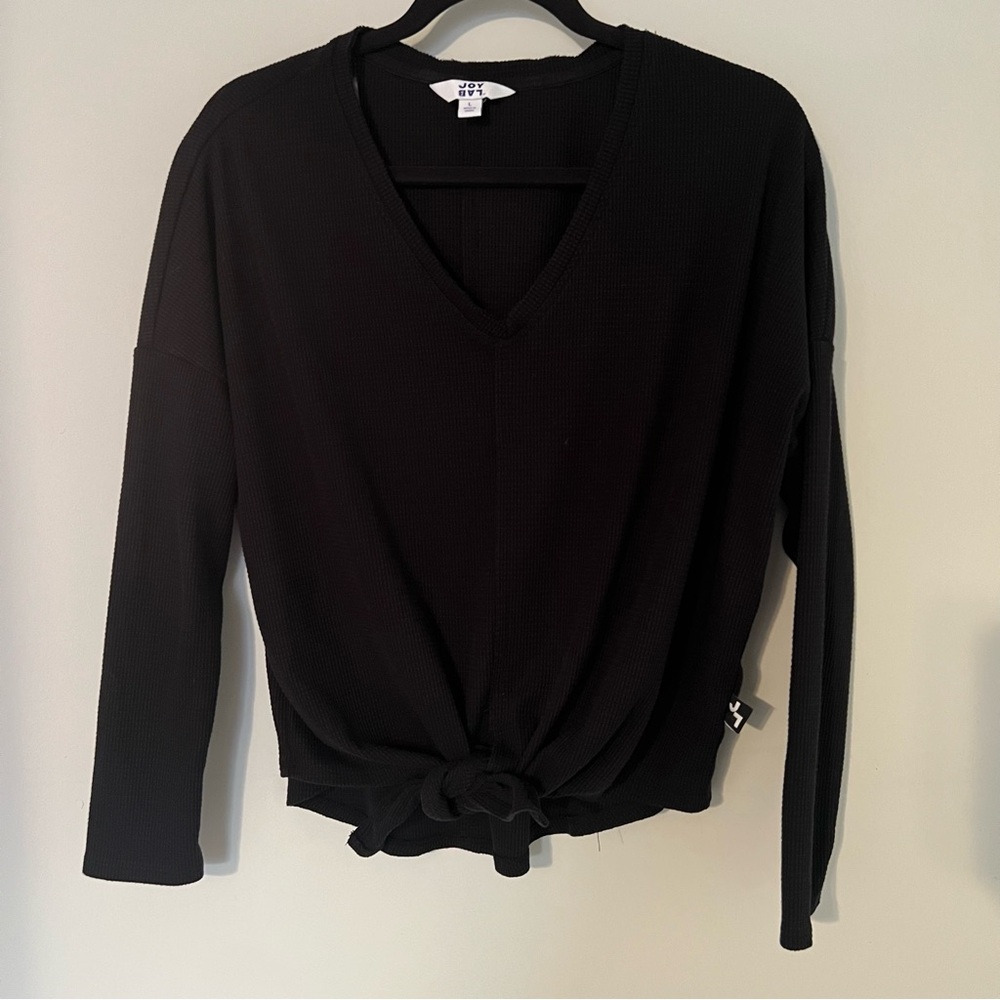 JoyLab Tie-Front Shirt